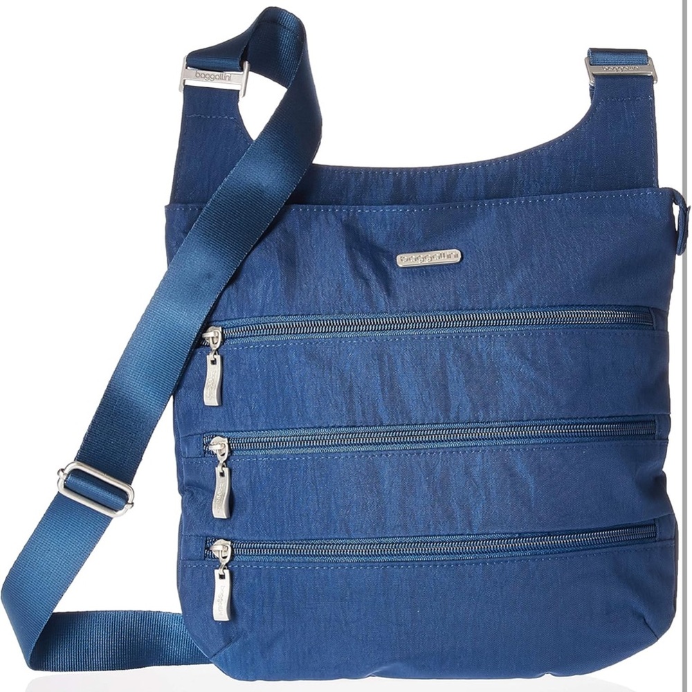 Baggallini Big Zipper Travel Crossbody Bag